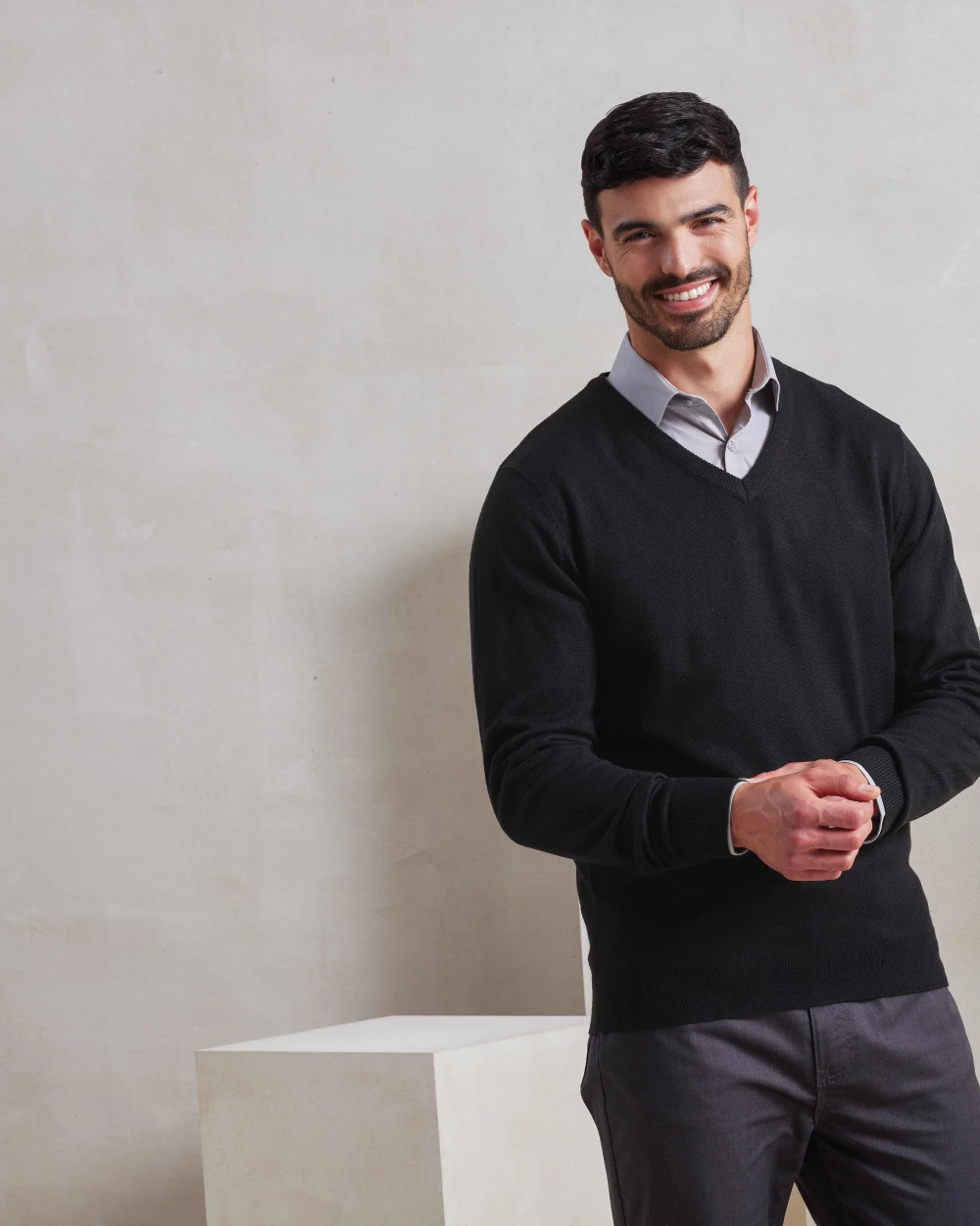 Sweaters & hoodies PREMIER Essential' acrylic v-neck sweater voor bedrukking &amp; borduring