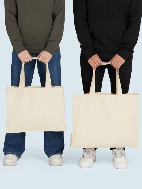 Sacs & Bagagerie à personnaliser SG CLOTHING Canvas Wide Shopper with Fold LH 