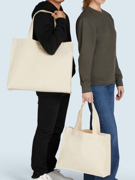 Sacs & Bagagerie à personnaliser SG CLOTHING Canvas Wide Shopper with Fold LH 