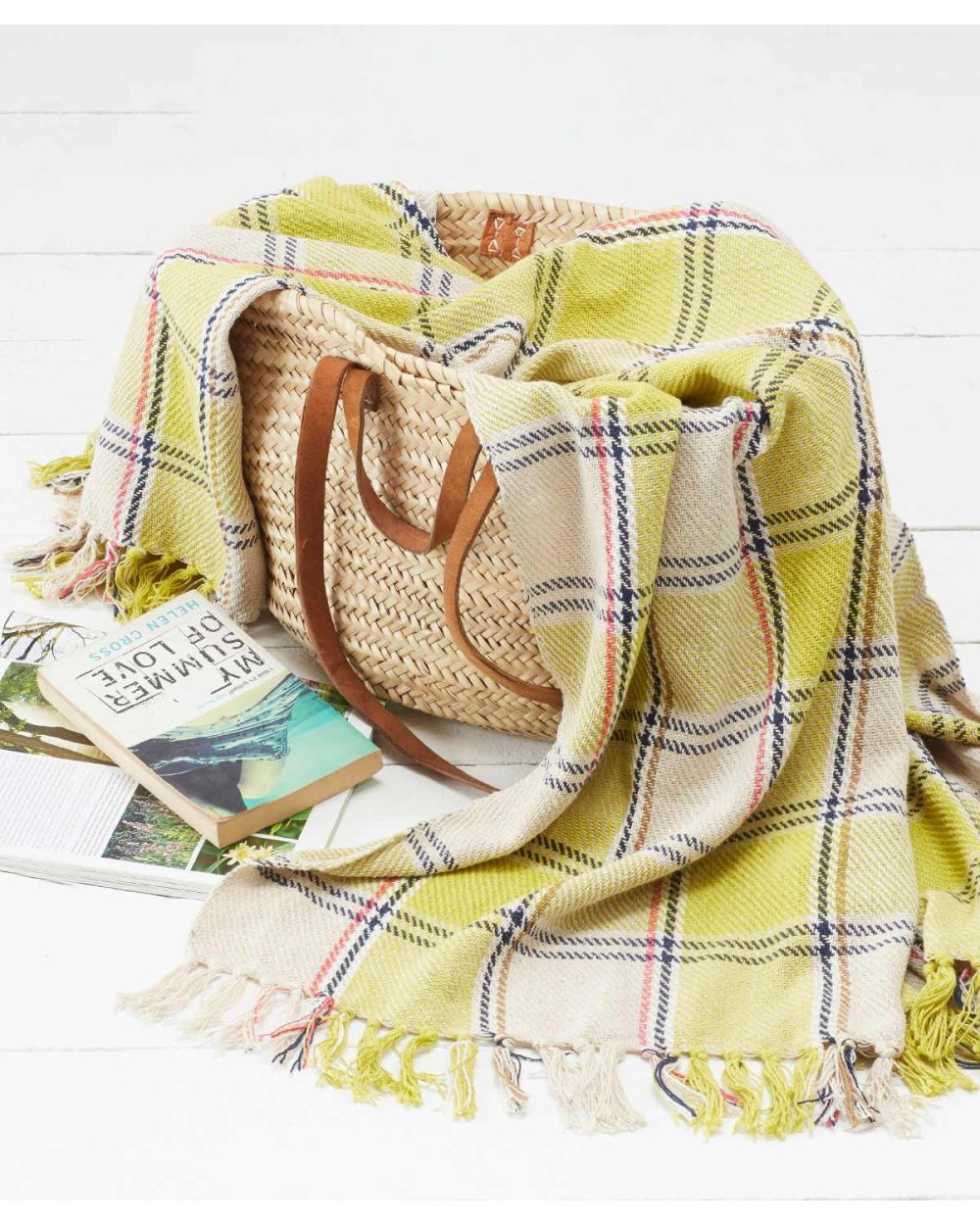 Plaids personnalisable HOME & LIVING Couverture de pique-nique en tissu recyclé