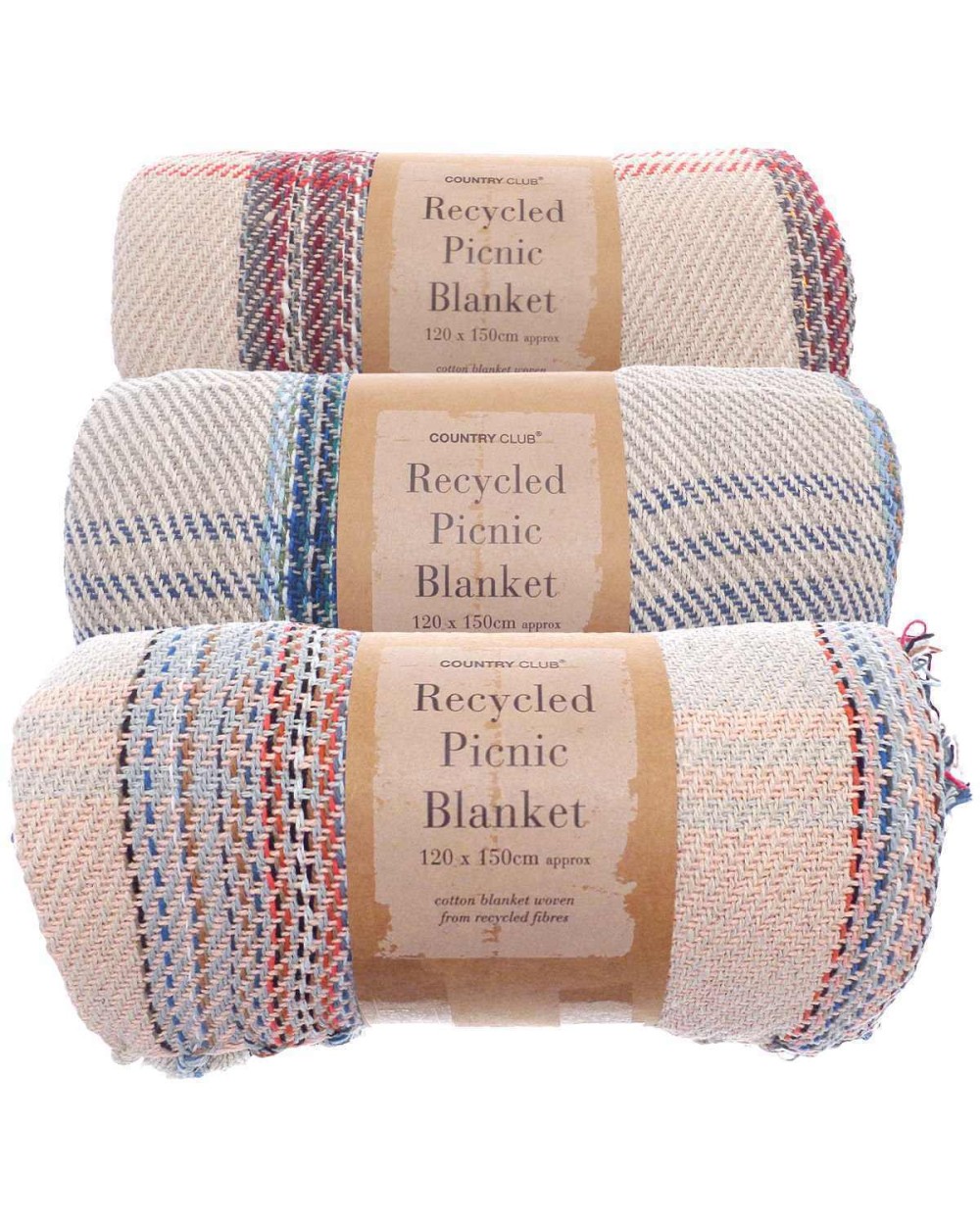 Fleecedekens HOME & LIVING Recycled picnic blanket voor bedrukking &amp; borduring