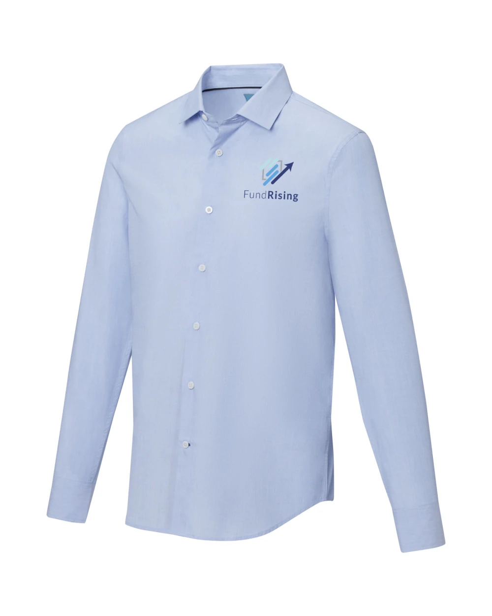 Hemden ELEVATE Cuprite herenoverhemd met lange mouwen, biologisch voor bedrukking &amp; borduring