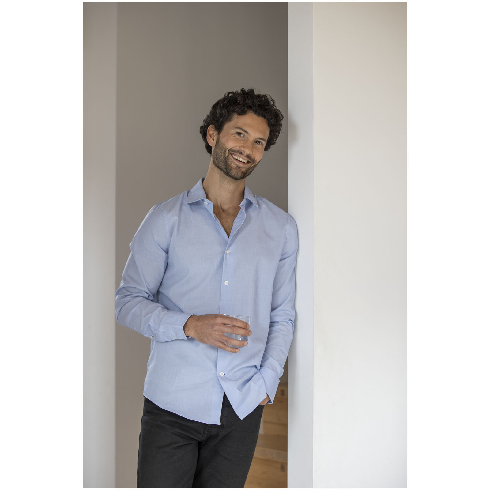 Chemises personnalisable ELEVATE Chemise Cuprite à manches longues pour homme