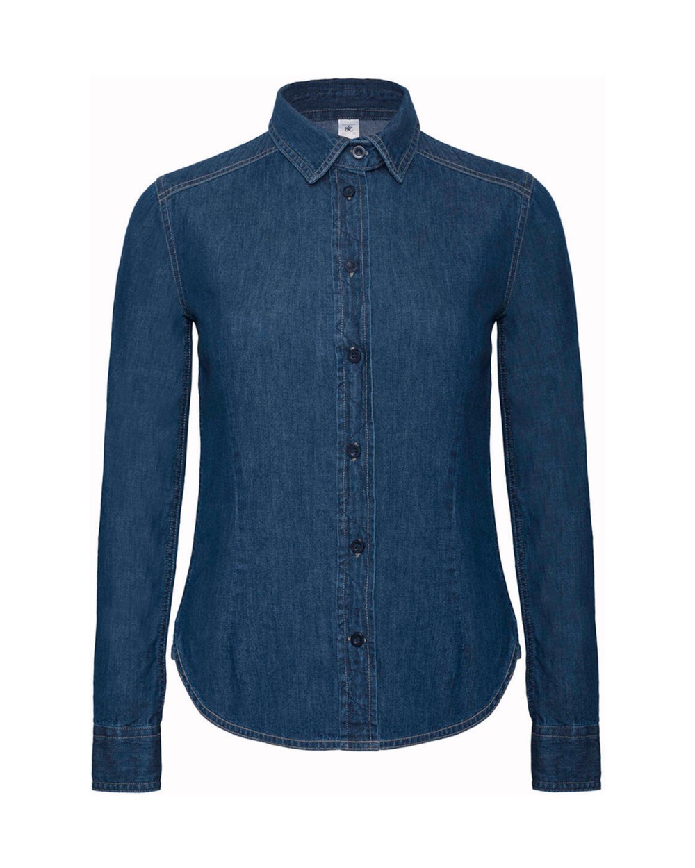 B&C DNM Vision/women Denim Shirt LS Hemden personalisierbar