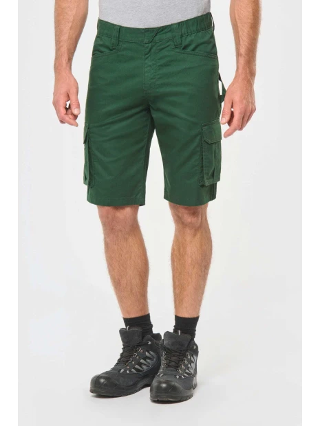WK. DESIGNED TO WORK Bermuda multipoches écoresponsable homme  personnalisable