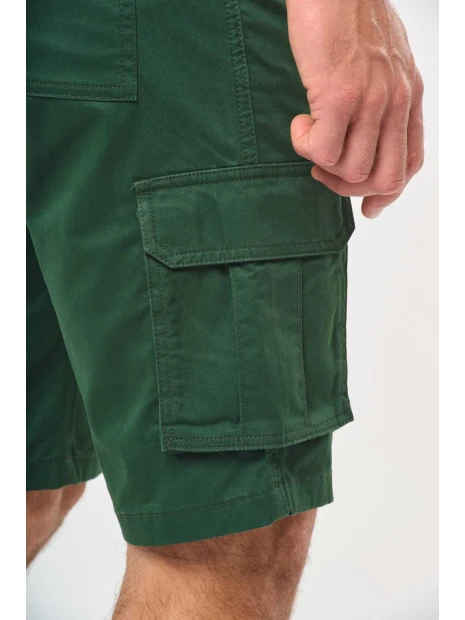 WK. DESIGNED TO WORK Bermuda multipoches écoresponsable homme  personnalisable