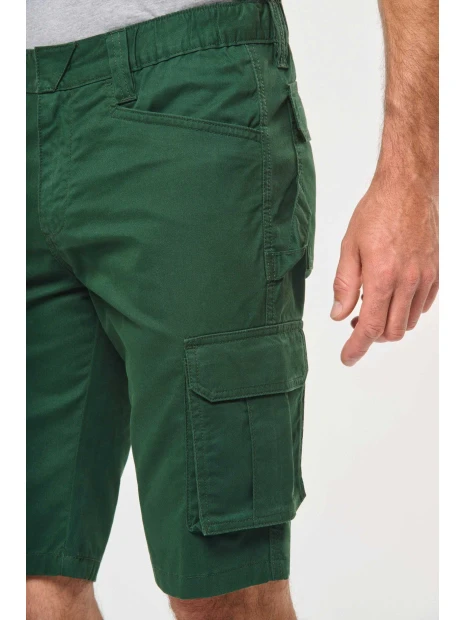 WK. DESIGNED TO WORK Bermuda multipoches écoresponsable homme  personnalisable