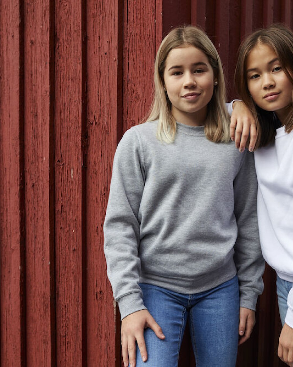 CLIQUE Basic Roundneck Junior Sweatshirts personalisierbar