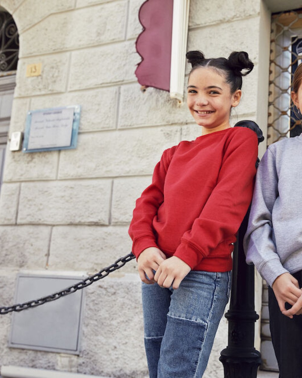 Sweaters & hoodies CLIQUE Basic Roundneck Junior voor bedrukking &amp; borduring