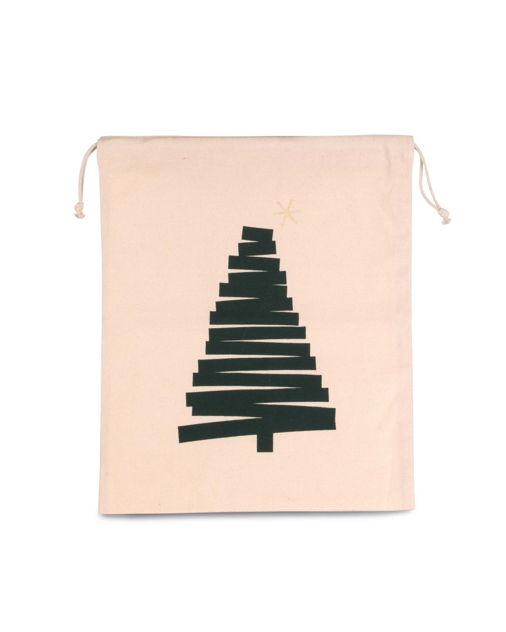 Sacs & Bagagerie personnalisable KIMOOD Sac coton à cordon motif sapin