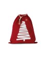 Sacs & Bagagerie personnalisable KIMOOD Sac coton à cordon motif sapin