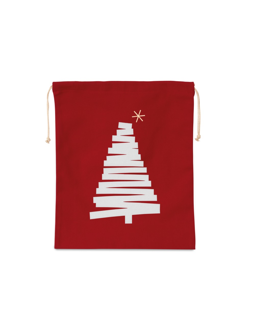 Sacs & Bagagerie personnalisable KIMOOD Sac coton à cordon motif sapin