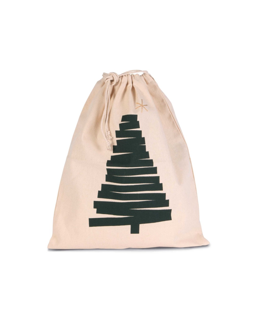 Sacs & Bagagerie personnalisable KIMOOD Sac coton à cordon motif sapin