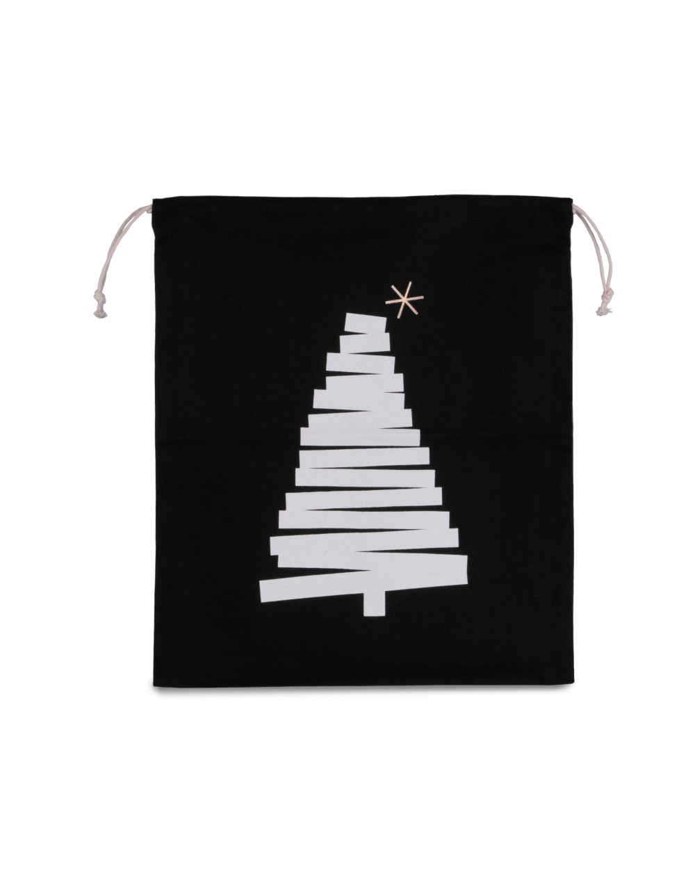 Sacs & Bagagerie personnalisable KIMOOD Sac coton à cordon motif sapin