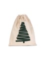 KIMOOD Sac coton à cordon motif sapin /api/colors/e4673c21-e8cb-492b-aa0c-b227b8618401 personnalisable