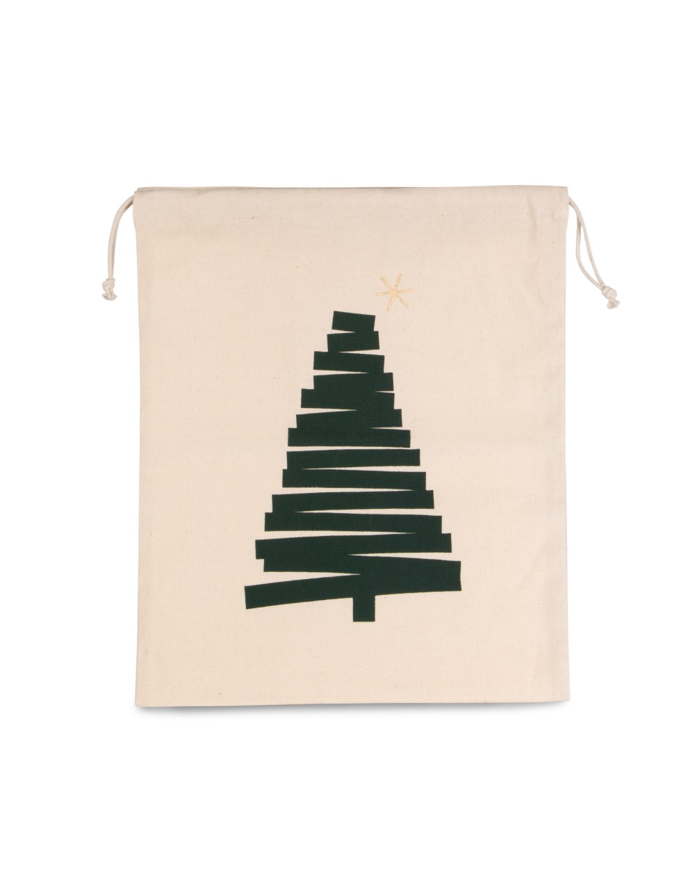 Sacs & Bagagerie personnalisable KIMOOD Sac coton à cordon motif sapin