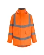 Vestes personnalisable REGATTA Hi-Vis Pro Contract Dover Parka Jacket