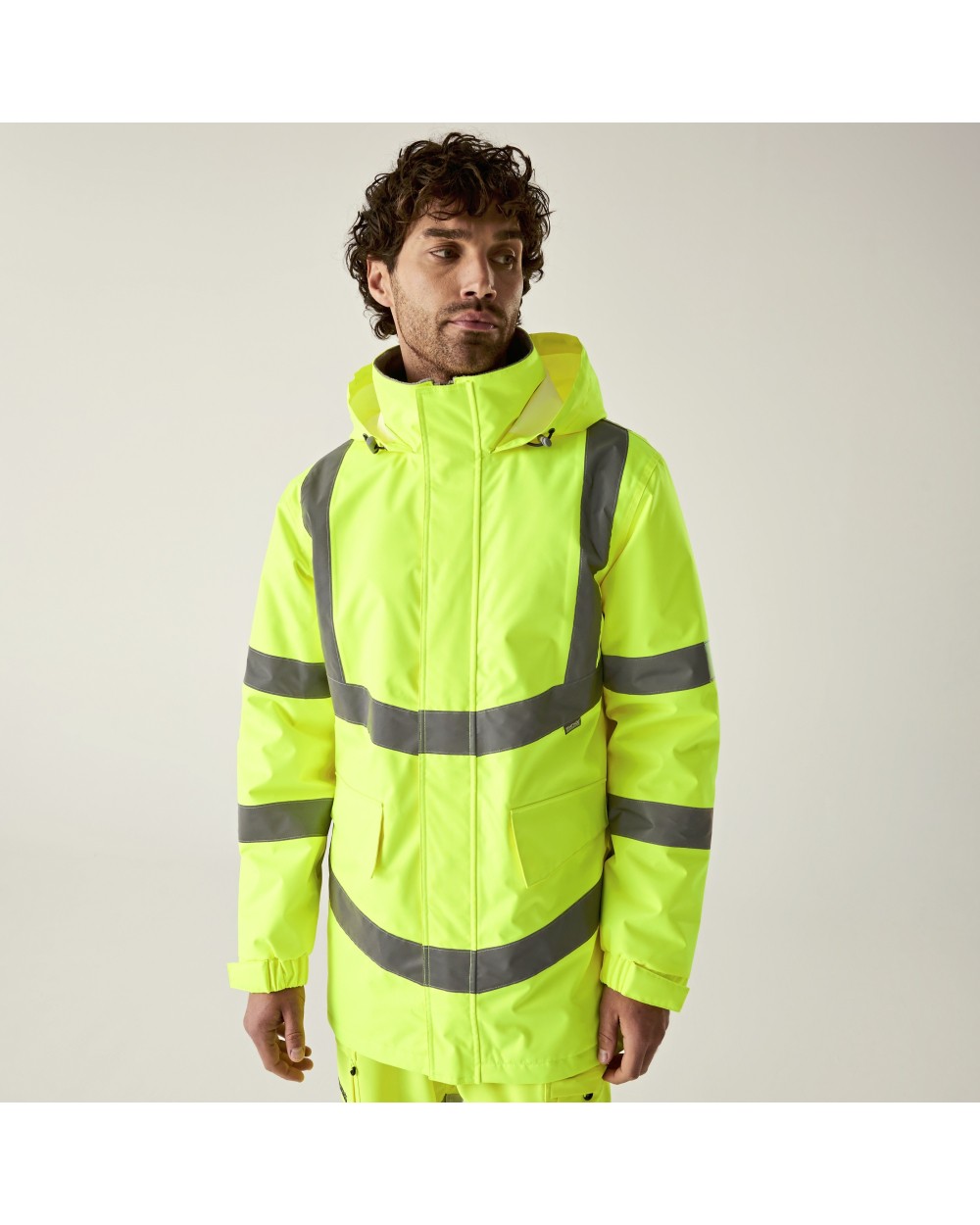 Jassen REGATTA Hi-Vis Pro Contract Dover Parka Jacket voor bedrukking &amp; borduring