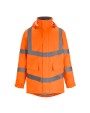Vestes personnalisable REGATTA Hi-Vis Pro Contract Dover Parka Jacket