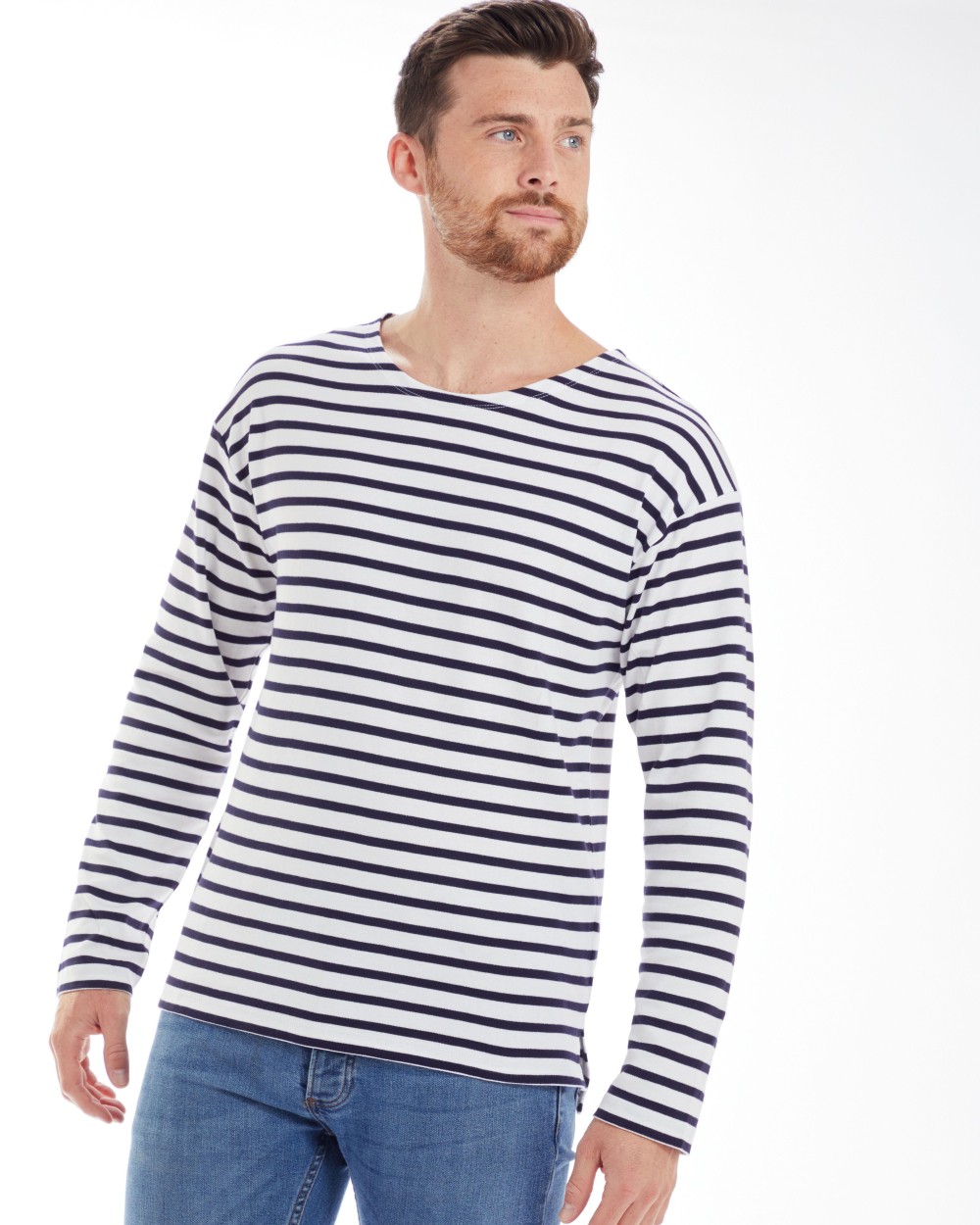 T-shirts MANTIS ONE BRETON TOP voor bedrukking &amp; borduring