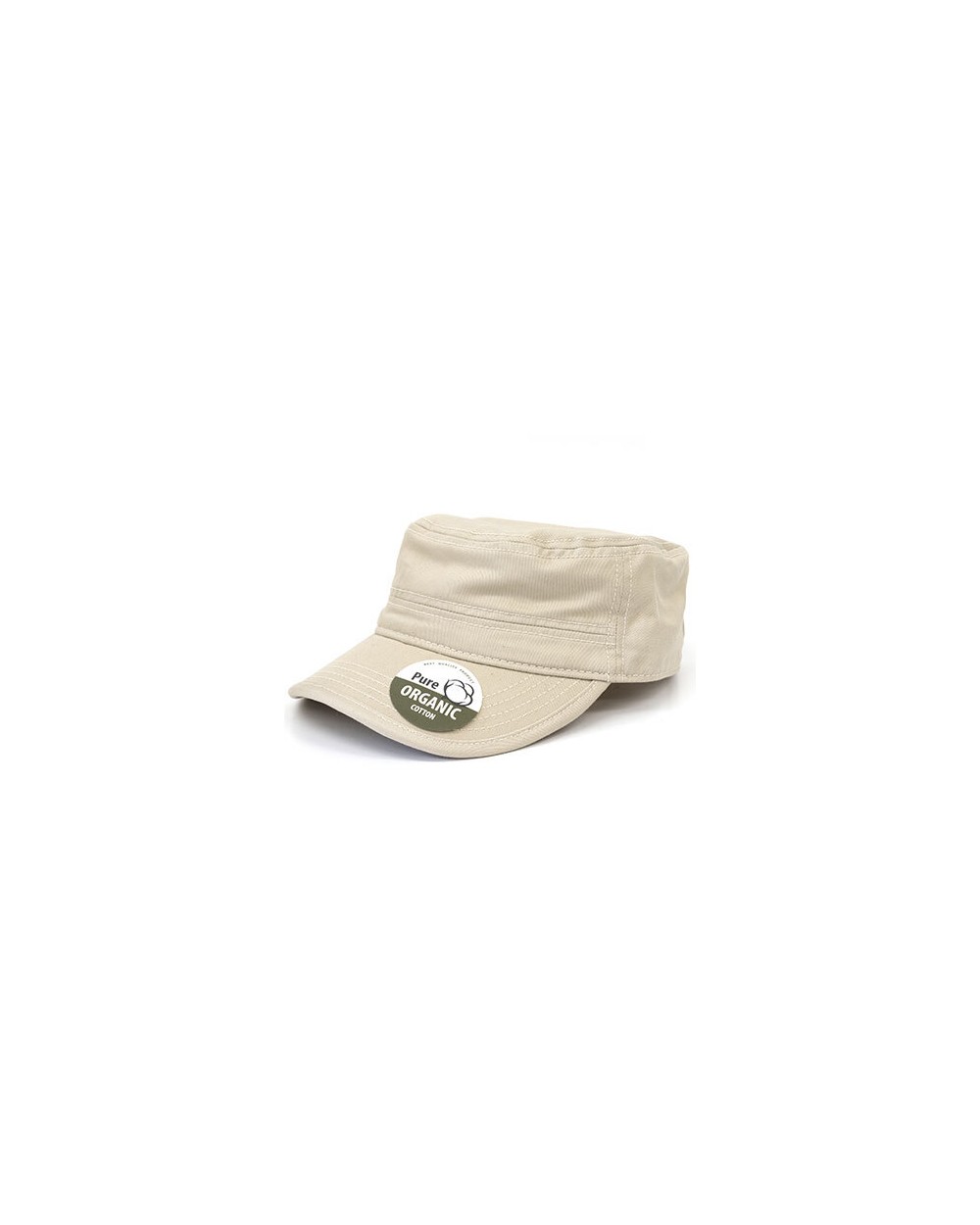 BRAIN WAVES Organic Cotton Army Cap Washed Kappen personalisierbar