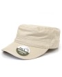 BRAIN WAVES Organic Cotton Army Cap Washed Kappen personalisierbar