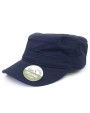 Petjes BRAIN WAVES Organic Cotton Army Cap Washed voor bedrukking &amp; borduring
