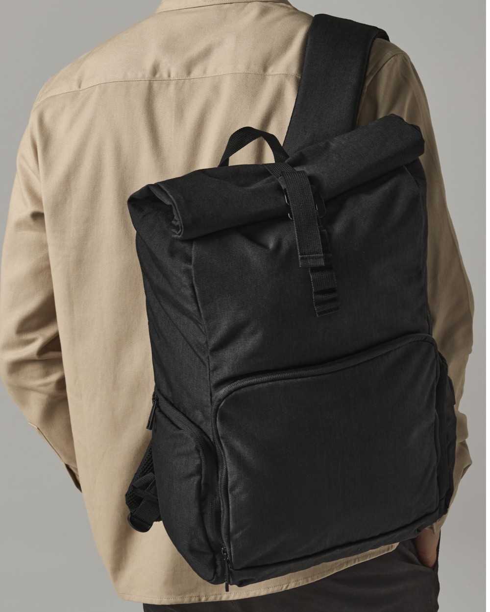 Tassen & Zakken QUADRA Q-TECH CHARGE ROLL-TOP BACKPACK voor bedrukking &amp; borduring