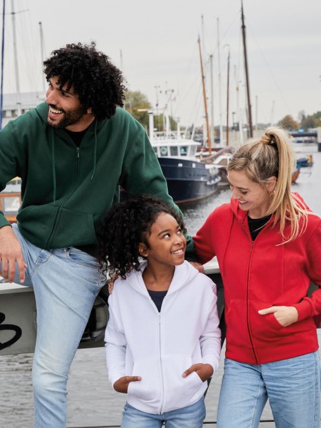 Sweat-shirts à personnaliser SG CLOTHING Hooded Full Zip Women 