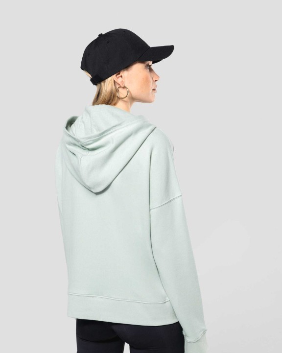 Sweaters & hoodies KARIBAN Bio lounge damessweater met capuchon voor bedrukking &amp; borduring