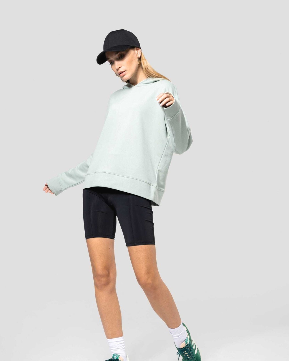 Sweaters & hoodies KARIBAN Bio lounge damessweater met capuchon voor bedrukking &amp; borduring