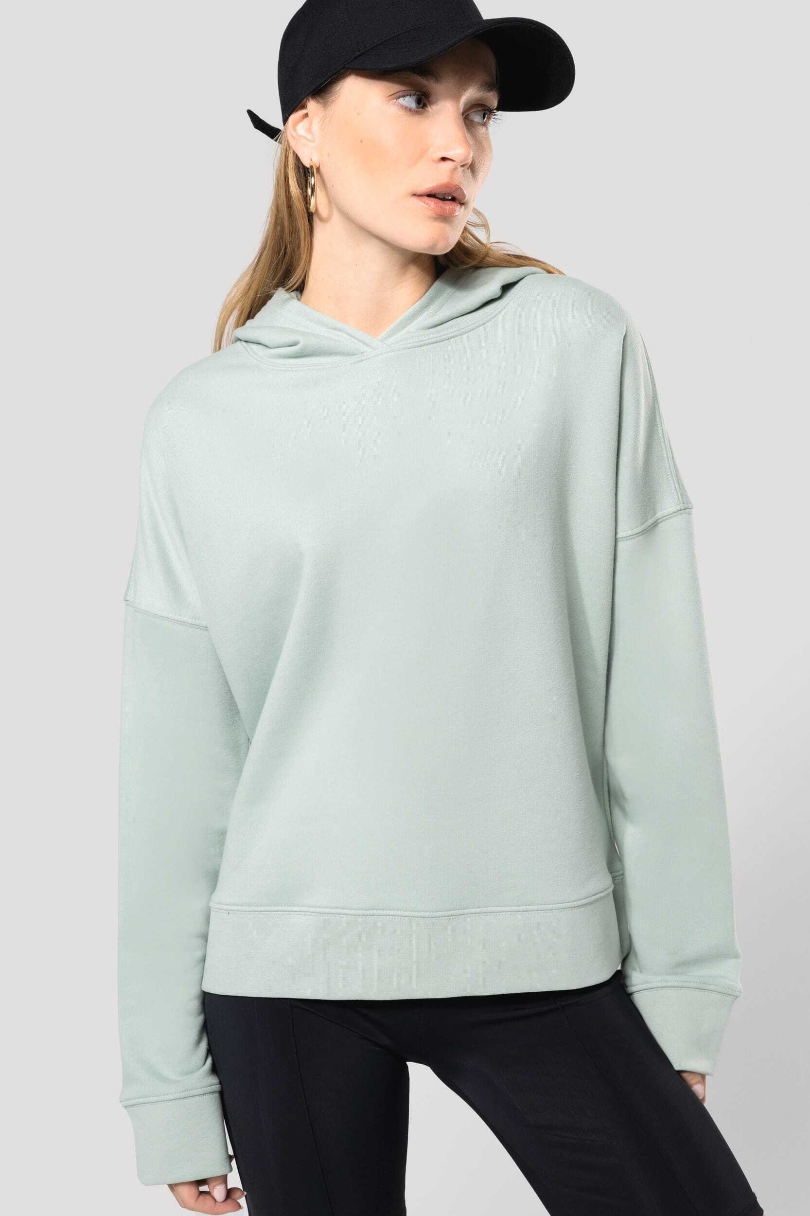 Sweat-shirts personnalisable KARIBAN Sweat-shirt capuche Bio femme