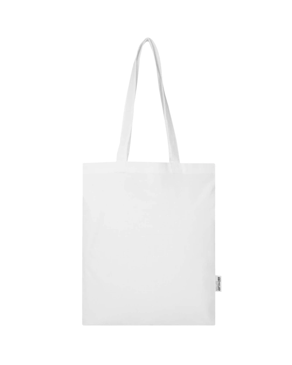 Tote bags 4DO Madras Blend draagtas van 140 g/m² GRS gerecycled katoen 7 l voor bedrukking &amp; borduring