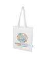 Tote bags 4DO Madras Blend draagtas van 140 g/m² GRS gerecycled katoen 7 l voor bedrukking &amp; borduring