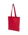 Tote bags 4DO Madras Blend draagtas van 140 g/m² GRS gerecycled katoen 7 l voor bedrukking &amp; borduring