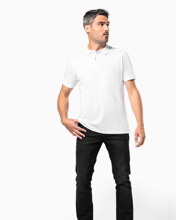 Polo's KARIBAN Herenpolo Supima® korte mouwen voor bedrukking &amp; borduring