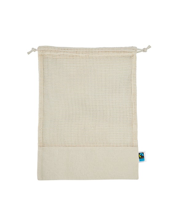 PRINTWEAR Fairtrade Cotton Mesh Bag Taschen personalisierbar