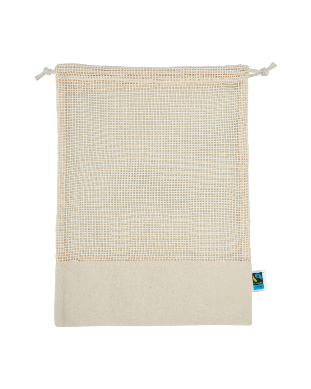 Tassen & Zakken PRINTWEAR Fairtrade Cotton Mesh Bag voor bedrukking &amp; borduring