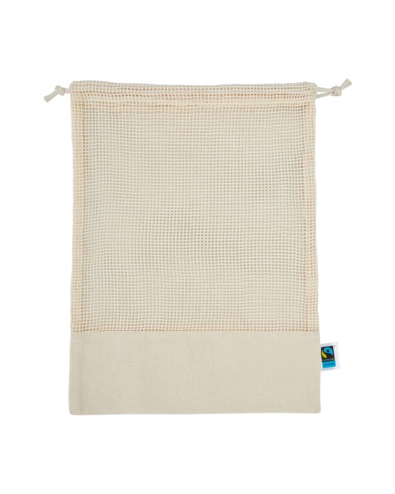 PRINTWEAR Fairtrade Cotton Mesh Bag Taschen personalisierbar