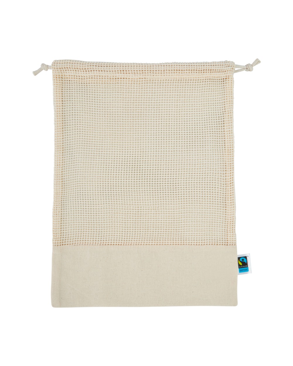 Tassen & Zakken PRINTWEAR Fairtrade Cotton Mesh Bag voor bedrukking &amp; borduring
