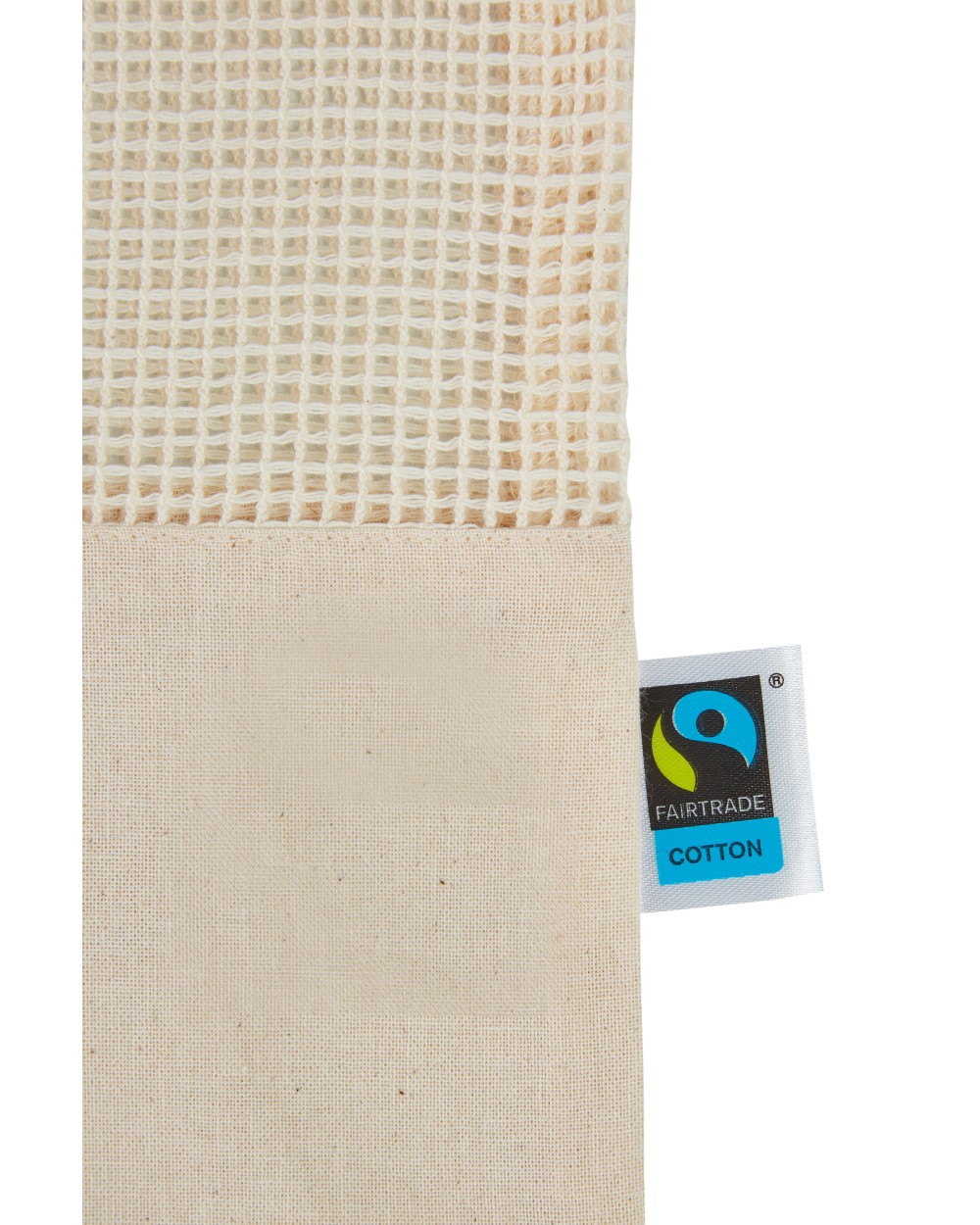 Tassen & Zakken PRINTWEAR Fairtrade Cotton Mesh Bag voor bedrukking &amp; borduring