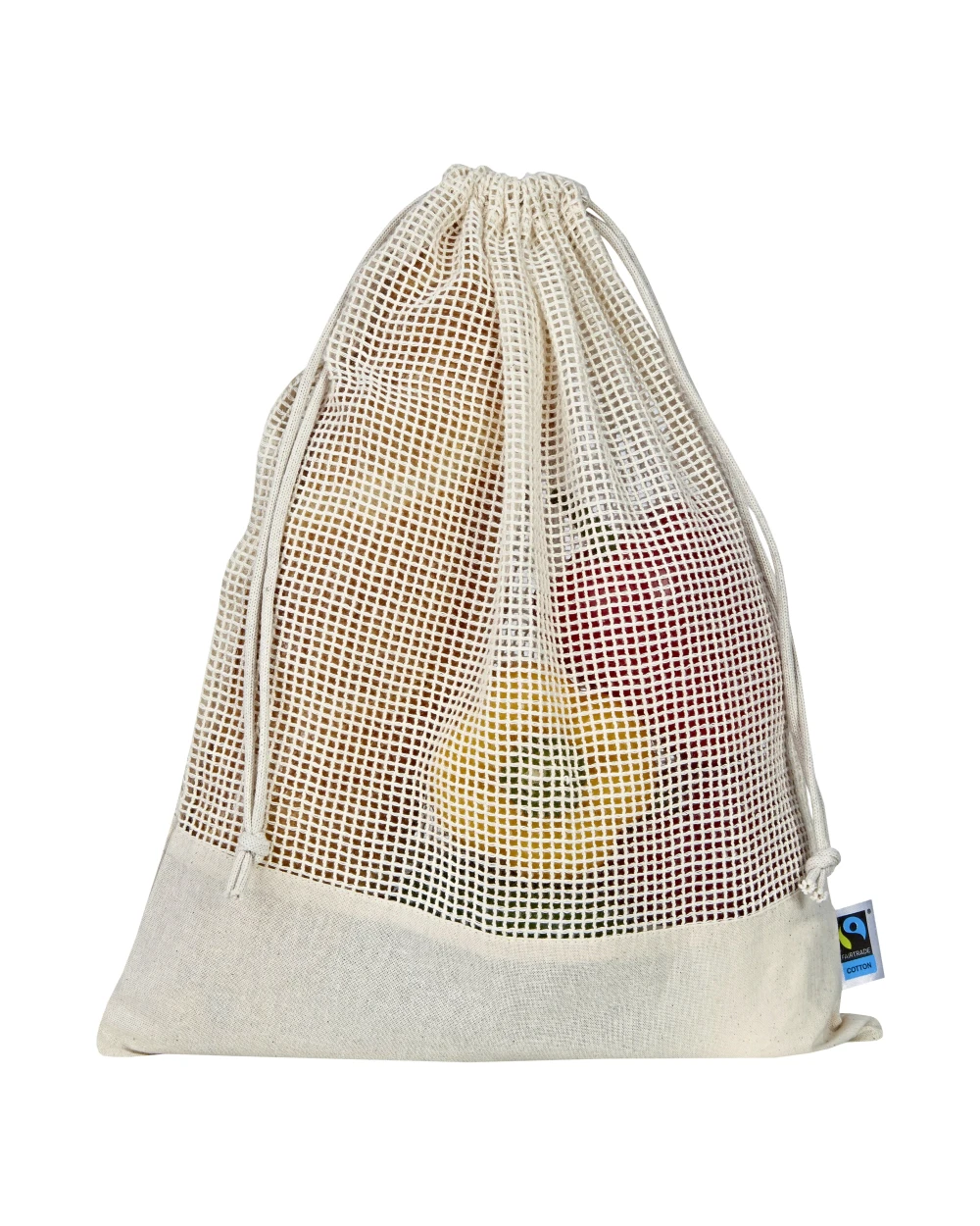 PRINTWEAR Fairtrade Cotton Mesh Bag Taschen personalisierbar