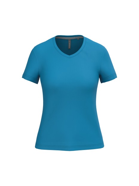 KARIBAN T-shirt col V manches courtes femme /api/colors/3848809b-00f3-4a7f-8b57-fc0187a98ade personnalisable