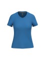 KARIBAN T-shirt col V manches courtes femme /api/colors/68572561-1214-42b1-b94c-44fb780d37b4 personnalisable