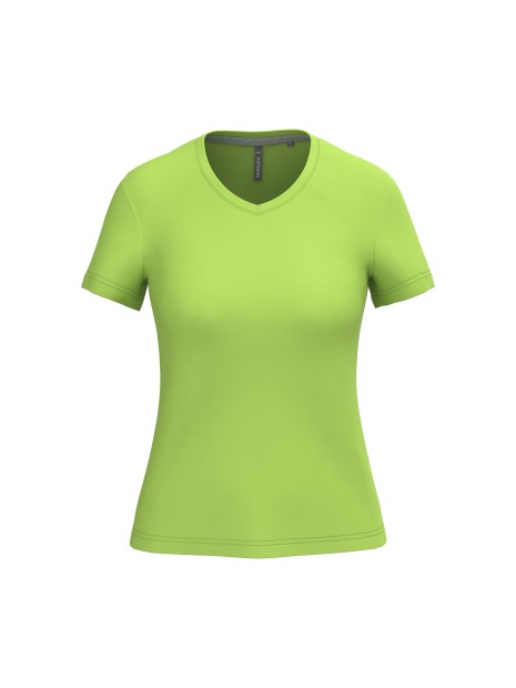 KARIBAN T-shirt col V manches courtes femme /api/colors/8facb4b8-f974-4489-9f35-f89e0fd34bf7 personnalisable