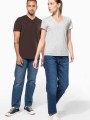 T-Shirts à personnaliser KARIBAN T-shirt col V manches courtes femme 