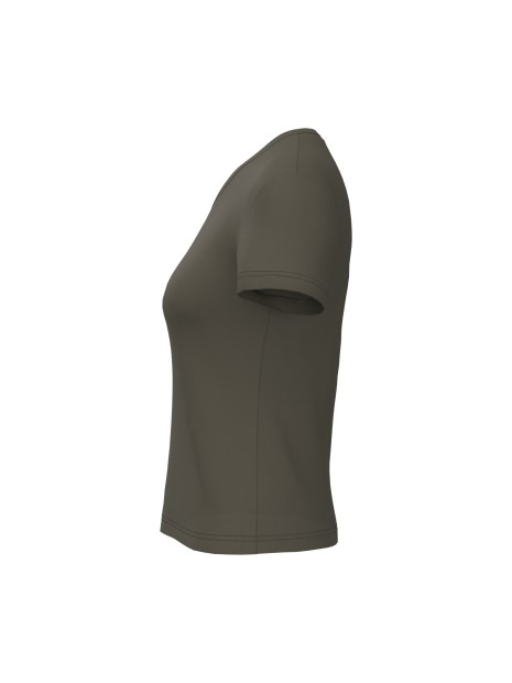 KARIBAN T-shirt col V manches courtes femme /api/colors/7d4189a1-61a3-430b-83e5-a3a6fe159806 personnalisable