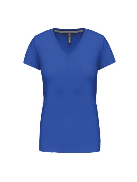 KARIBAN T-shirt col V manches courtes femme /api/colors/f81a019b-1ee8-438b-b534-abeb63fb0415 personnalisable