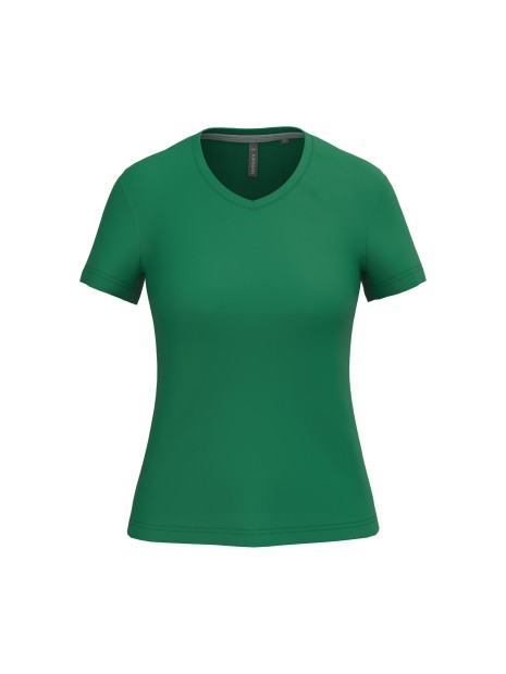 KARIBAN T-shirt col V manches courtes femme /api/colors/8e228bbe-4407-4cbc-b57b-e0b7f7e9d211 personnalisable