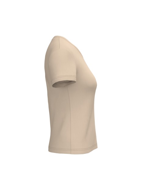 KARIBAN T-shirt col V manches courtes femme /api/colors/1d539d1a-76f0-4132-93c4-8034fe18b1e9 personnalisable
